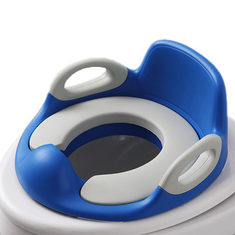 Potty Training Seat Toddler Toilet Seat With Soft PU Cushion Safe Handles
