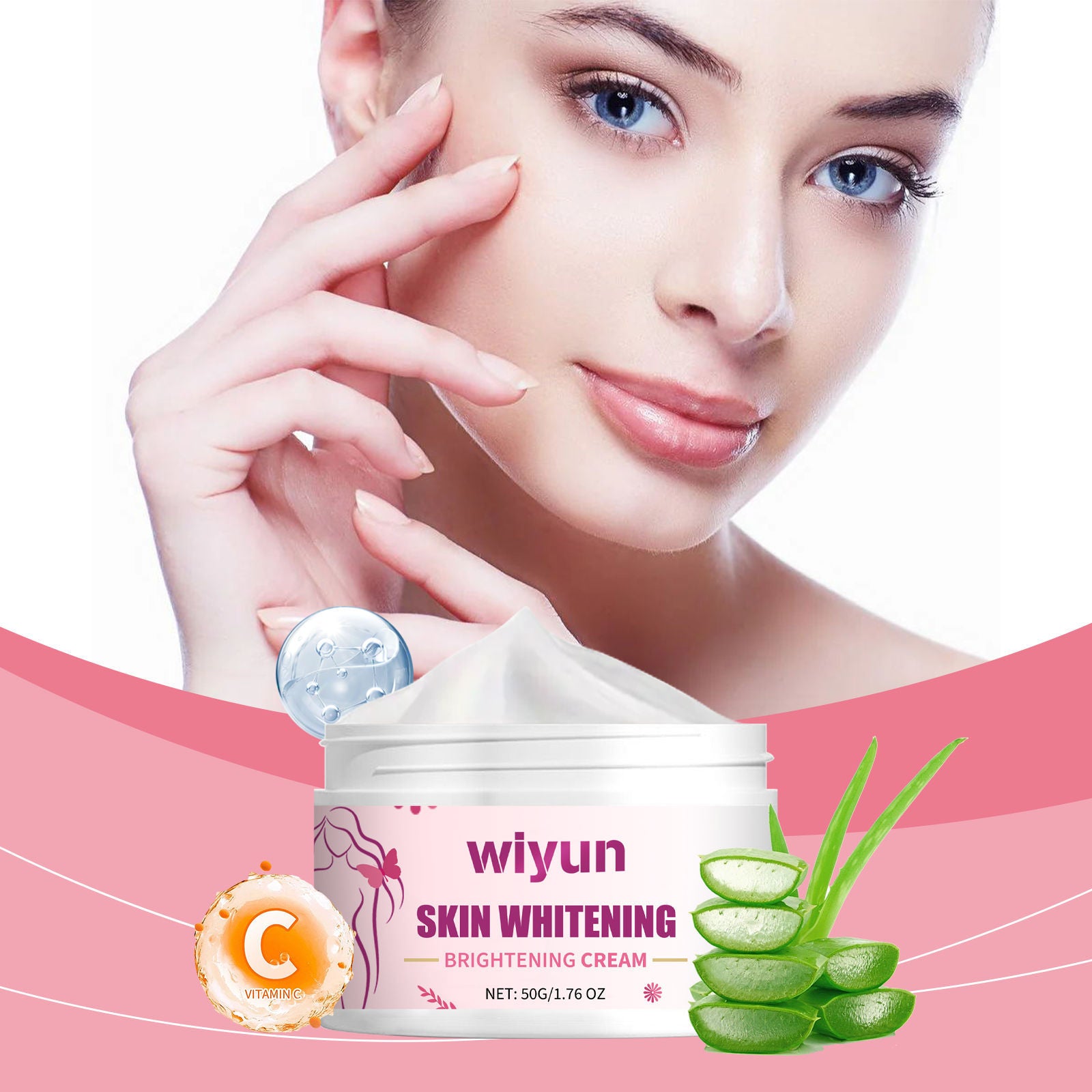 Brightening Facial Care Cream for Radiant, Moisturized, and Youthful Skin ,50g