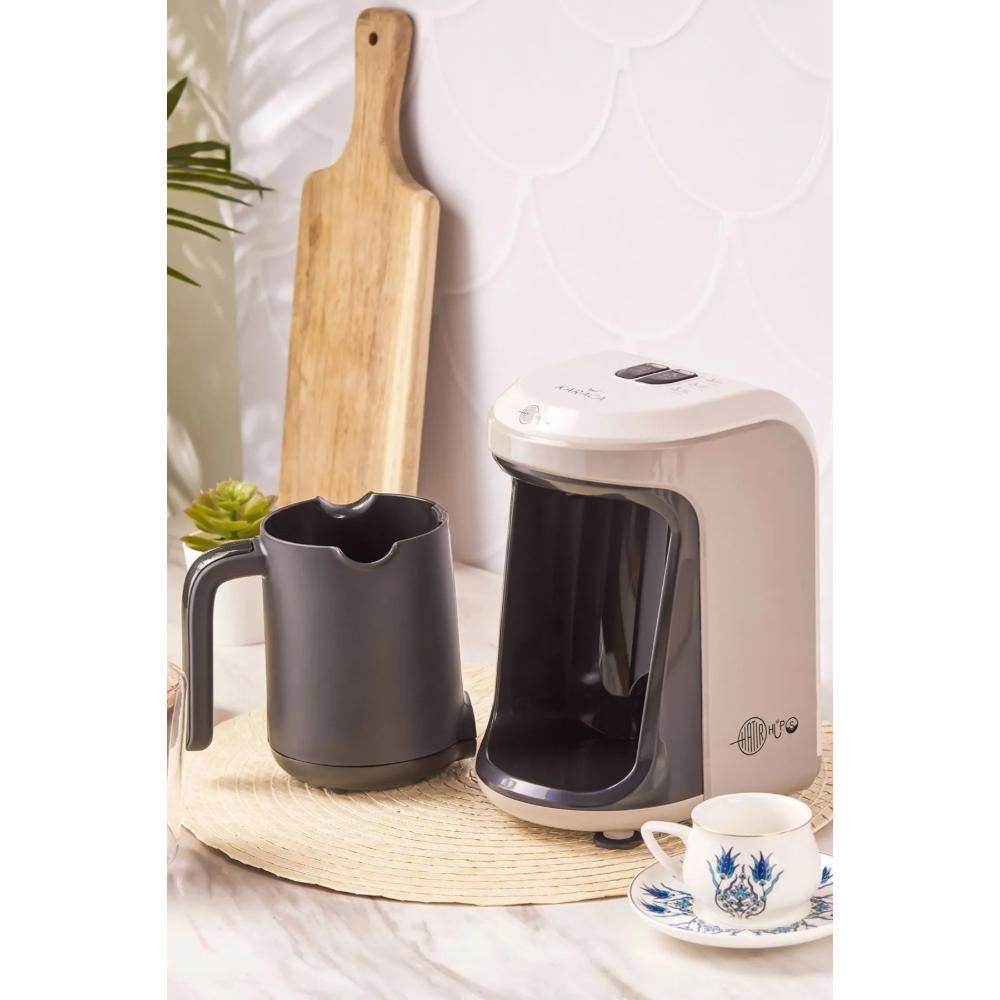 Karaca Hatır Hüps Turkish Coffee Machine With Milk Iconic Beige 300 ml
