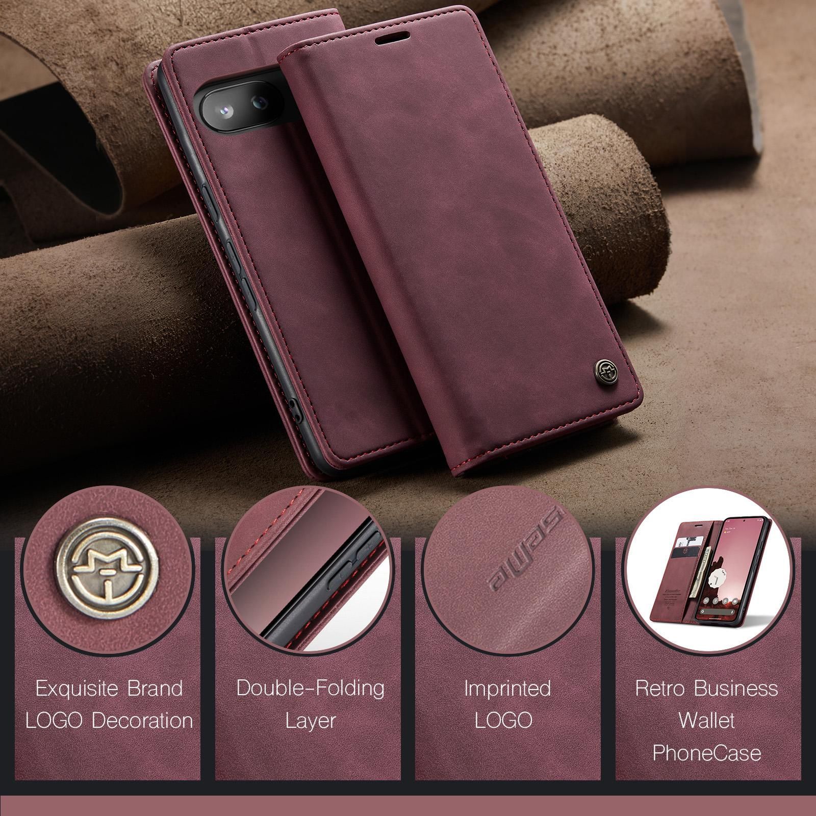 Multifunction Leather Case For Google Pixel 9a