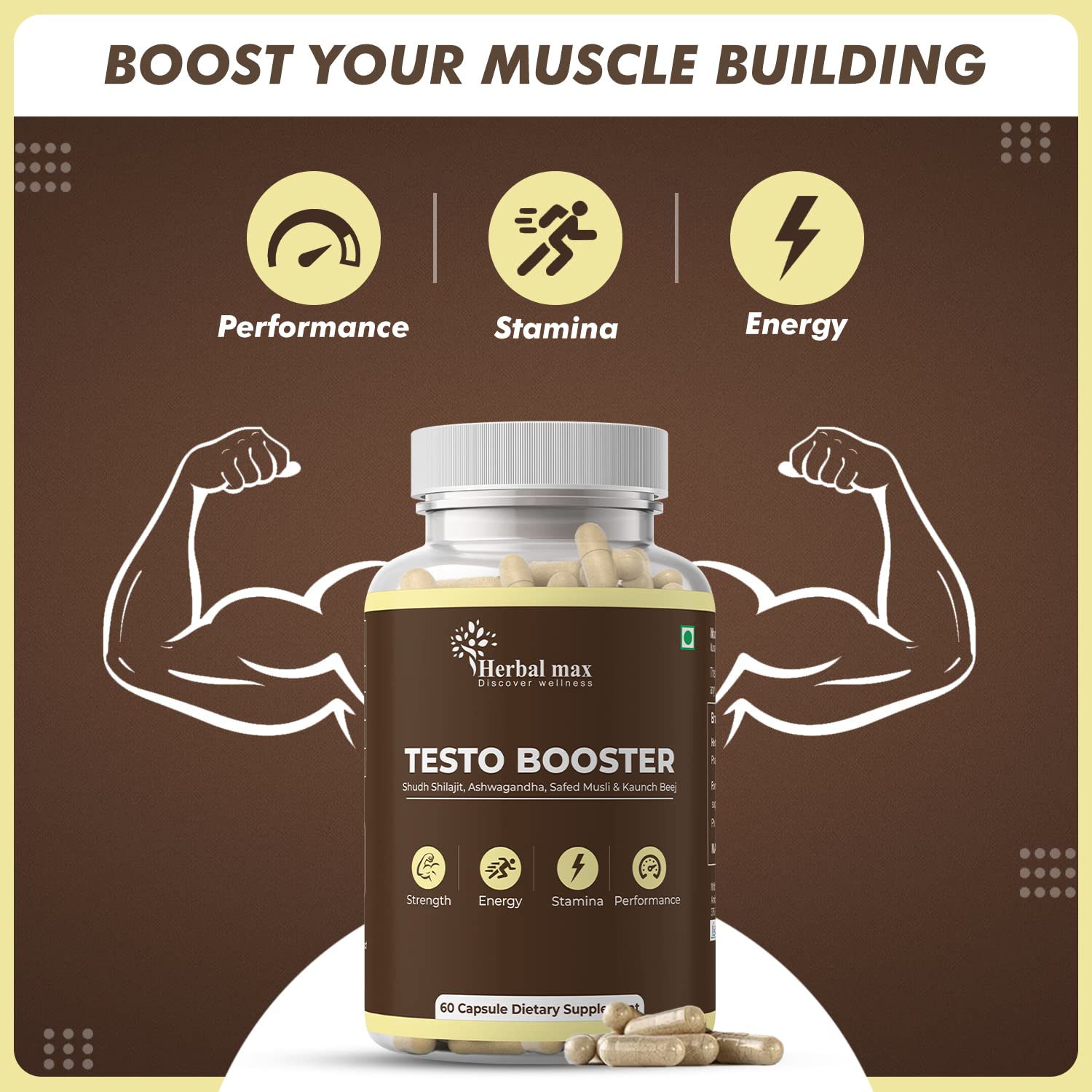 Herbal Max Testo & Aadar Endure Capsules