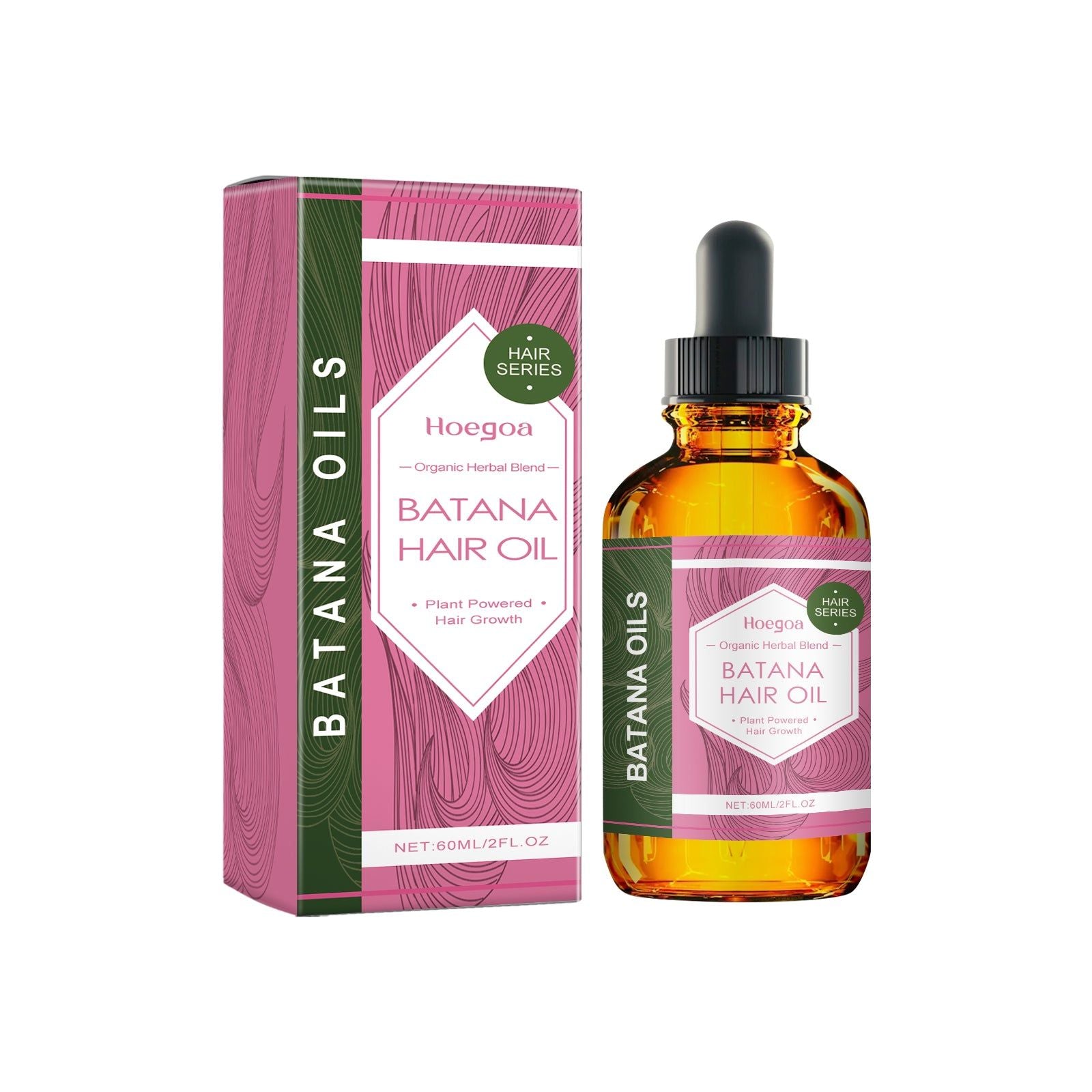 Batana Herbal Hair Oil for Nourishing Hair Follicles, Reducing Hair Loss, Deep Repair, Hair Care Solution ,60ml