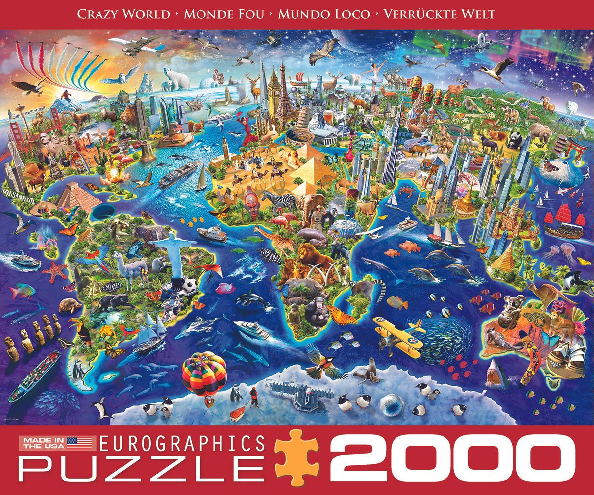 Crazy World 2000 Pieces Puzzle