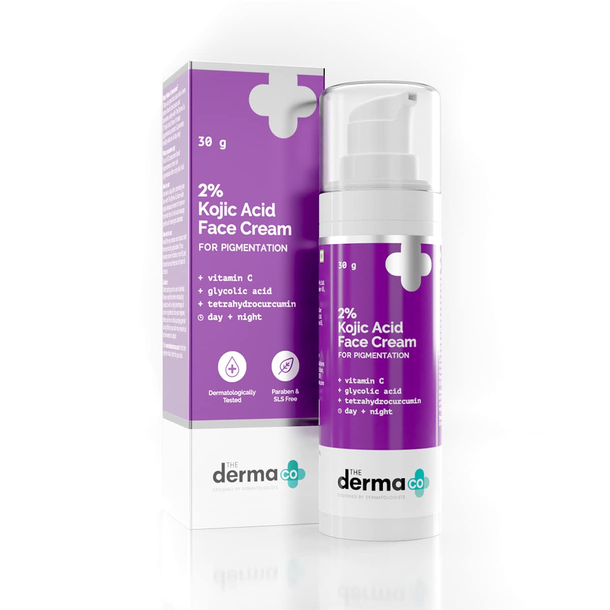 كريم حمض الكوجيك 2٪ من Derma Co لعلاج التصبغات (عبوة من 2)