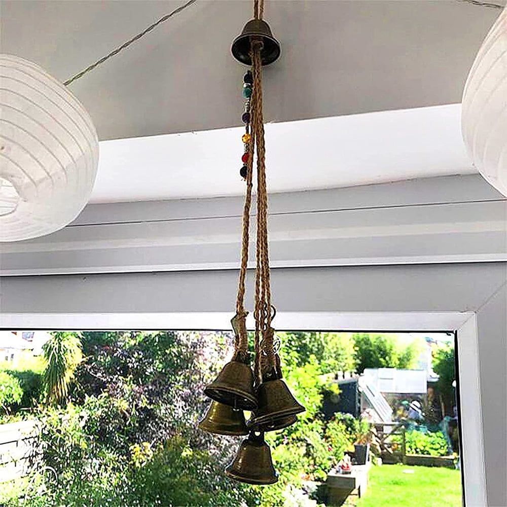 Witch Bells Windbells Wind Chime Door Decoration Porch Halloween Christmas Decorations