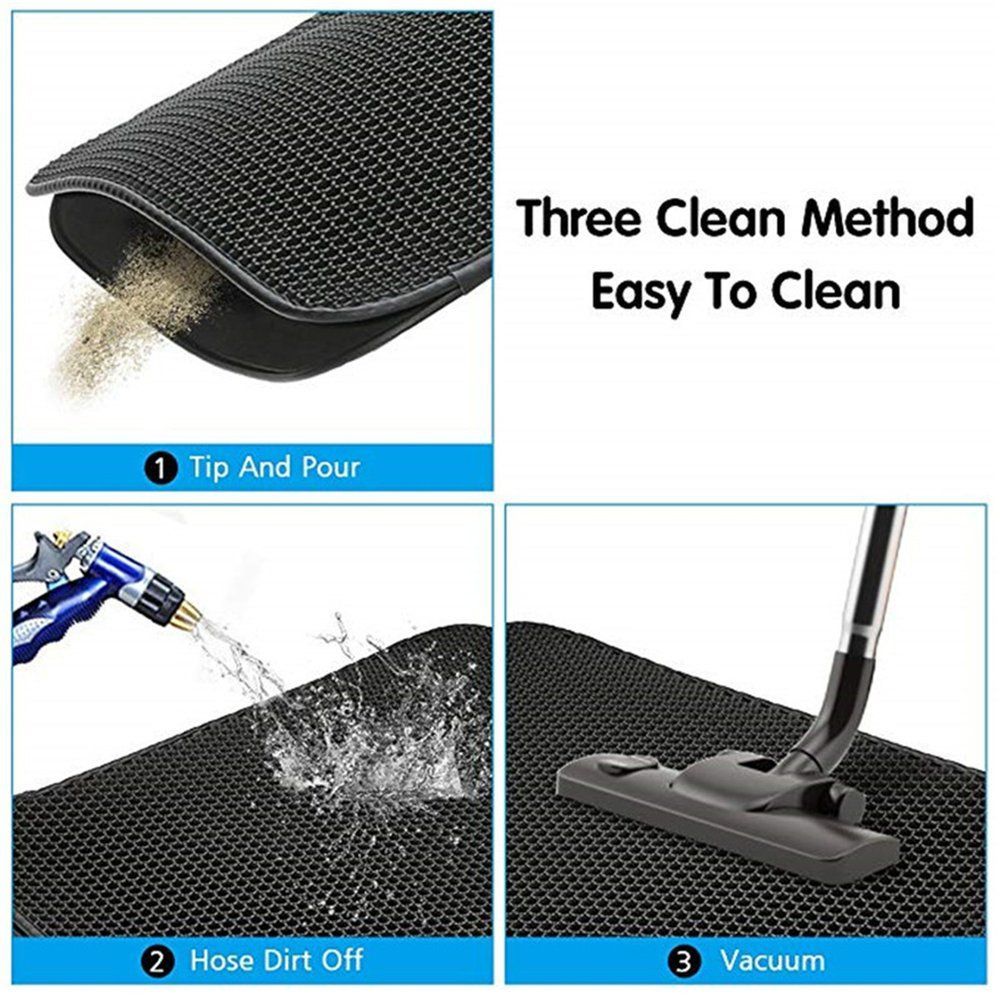 2 Layers Cat Litter Mat Pad Foam Trapper Pet Mat
