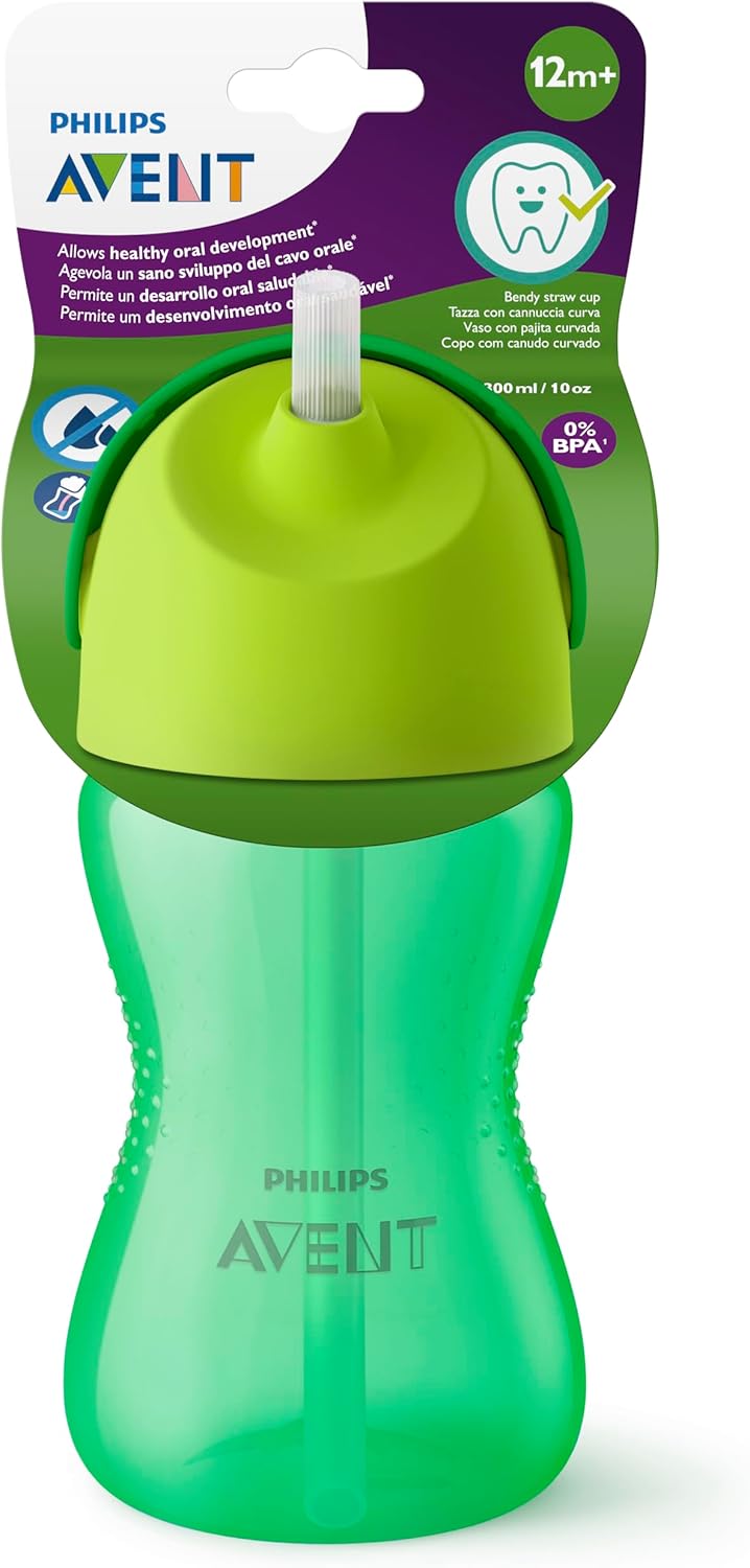 Philips Avent Bendy Straw Cup 300ml-Green