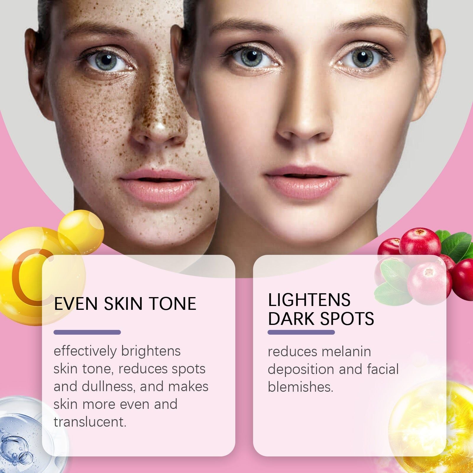 7-in-1 Skin Care Serum Brightening, Moisturizing, Anti-Aging, Glow ,30ml