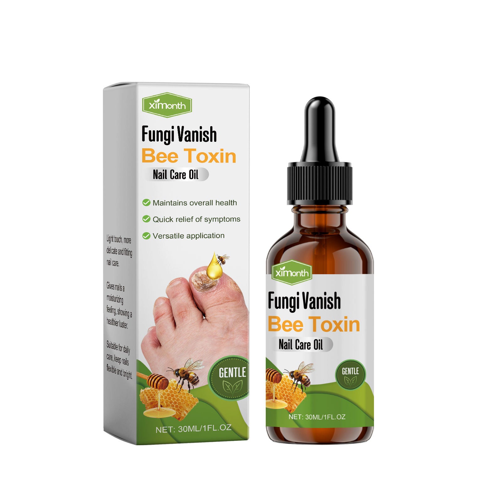 Bee-Venom Nail Care Oil, Moisturizing, Nail Strengthening, Healthy Nails ,30ml