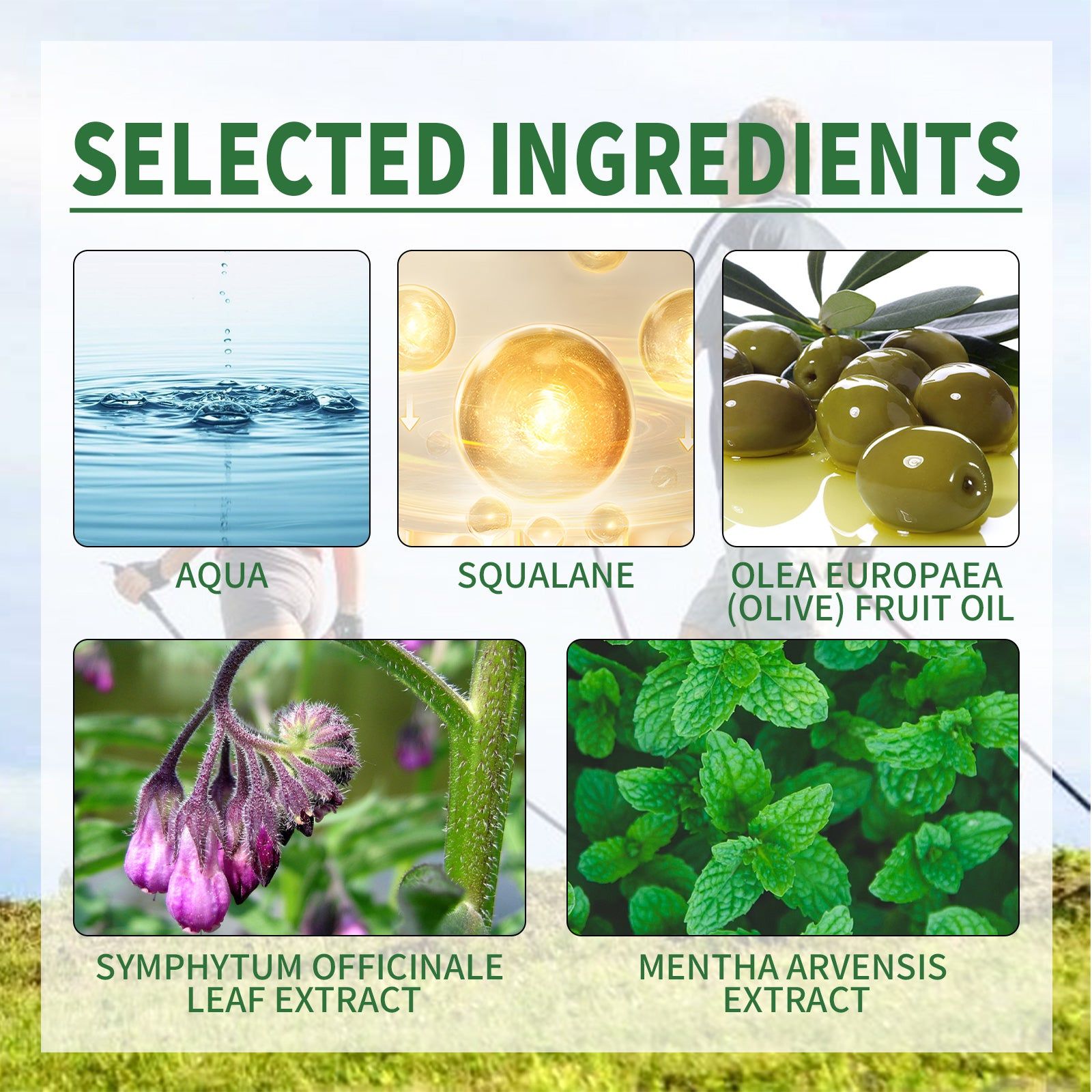 Comfrey Herbal Balm for Skin Care, Mosquito Bite Relief, Nourishing Moisturizer ,7g