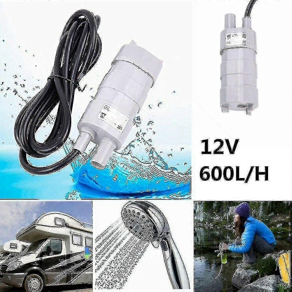 12v Submersible Fresh Water Pump 10 Lpm Fits Thetford C2 C200 Cwe Cs C402 Cassette Toilets