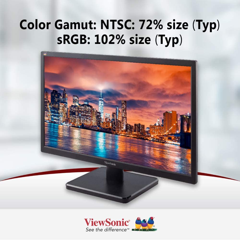 شاشة ViewSonic VA2223-H مقاس 22 بوصة بدقة Full HD من سلسلة MainStream