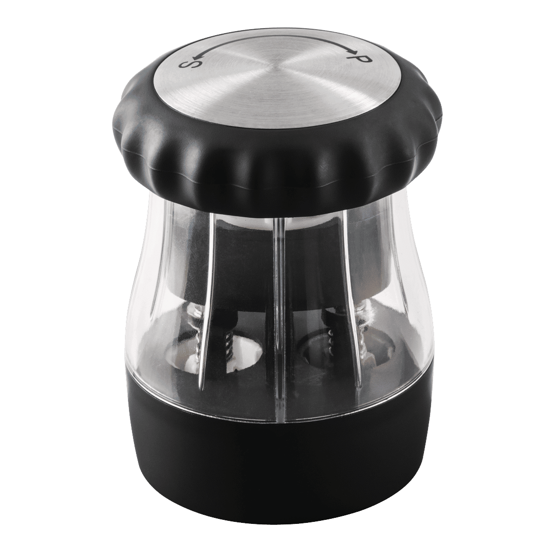 XAVAX 111549 2in1 Salt and Pepper Mill, black