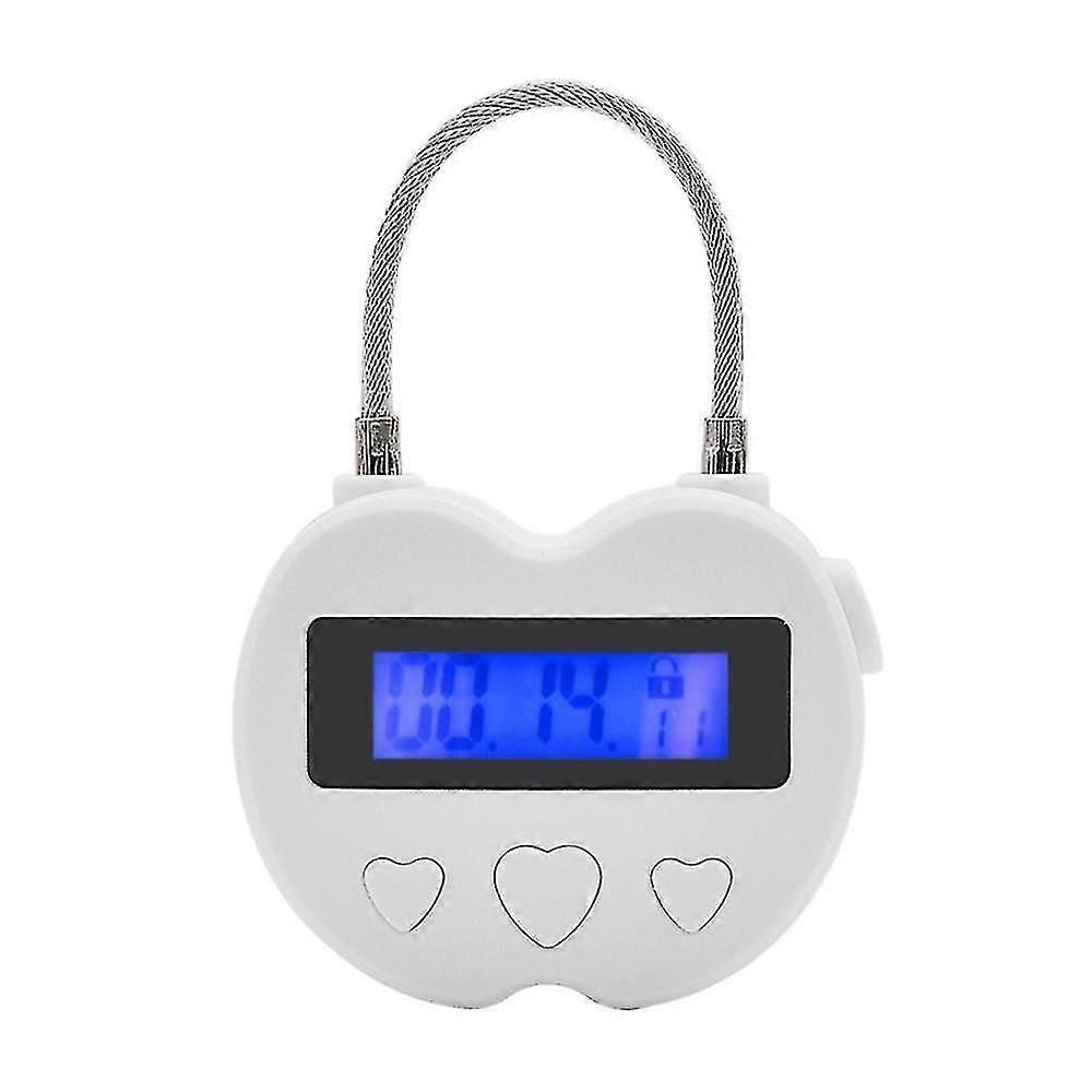 Smart Time Lock Lcd Display Time Lock Multifunction Electronic Timer,waterproof Usb Rechargeable Temporary Timer Padlock zxin