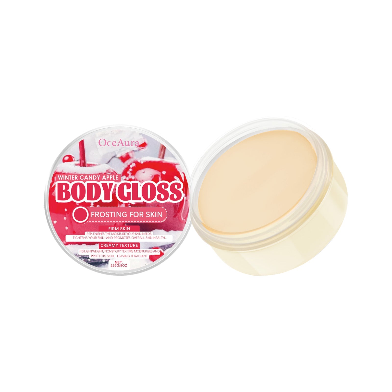 Body Gloss Frosting for Skin, Nourish and Moisturize, Brighten, Repair, Smooth ,226g