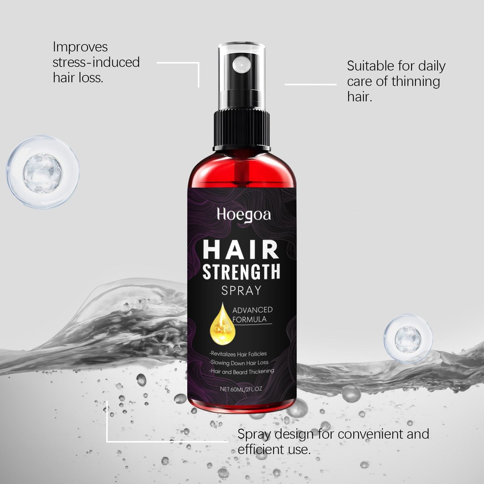 Hydrating Hair Care Spray Leave-In Mist 60ml