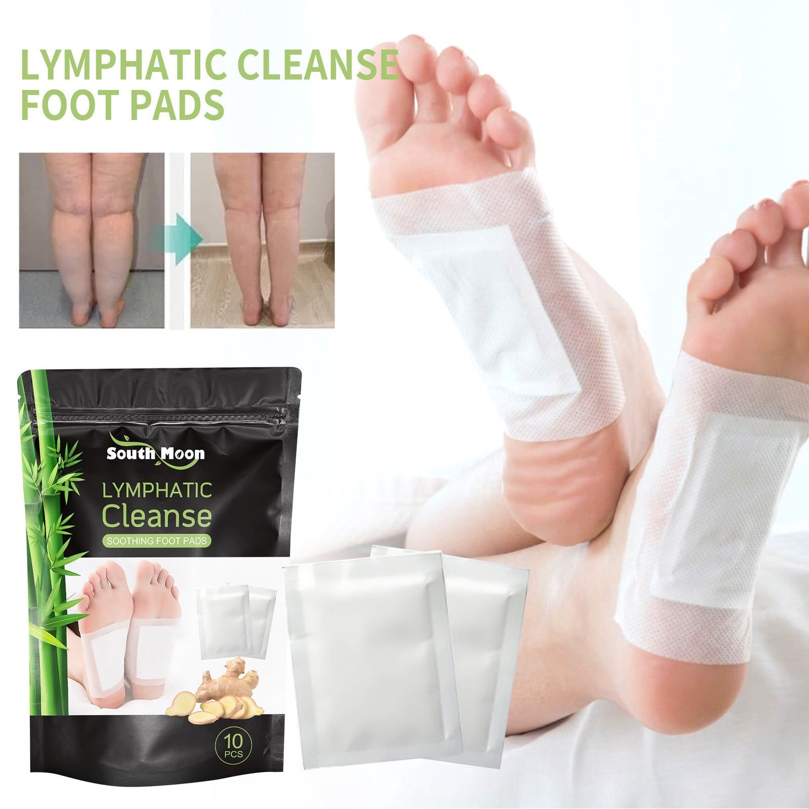 Deep Clean Foot Patches for Body Care, Toxin Removal, Relaxation, and Fatigue Relief ,10pcs