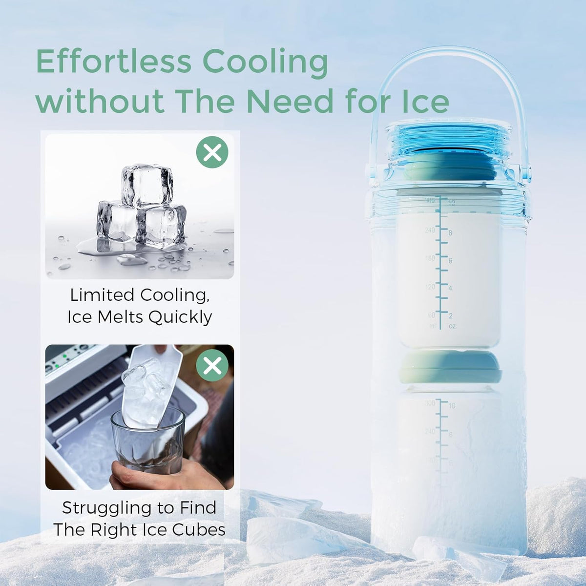 Momcozy 22oz Breast Milk Cooling Bottle - 24 Hour Cold Retention