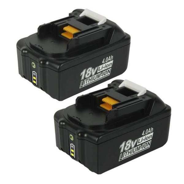 2 Pack 18V 4.0Ah 5.0 Ah 6.0 Ah Replacement Battery For BL1830 BL1850B BL1840 BL1860