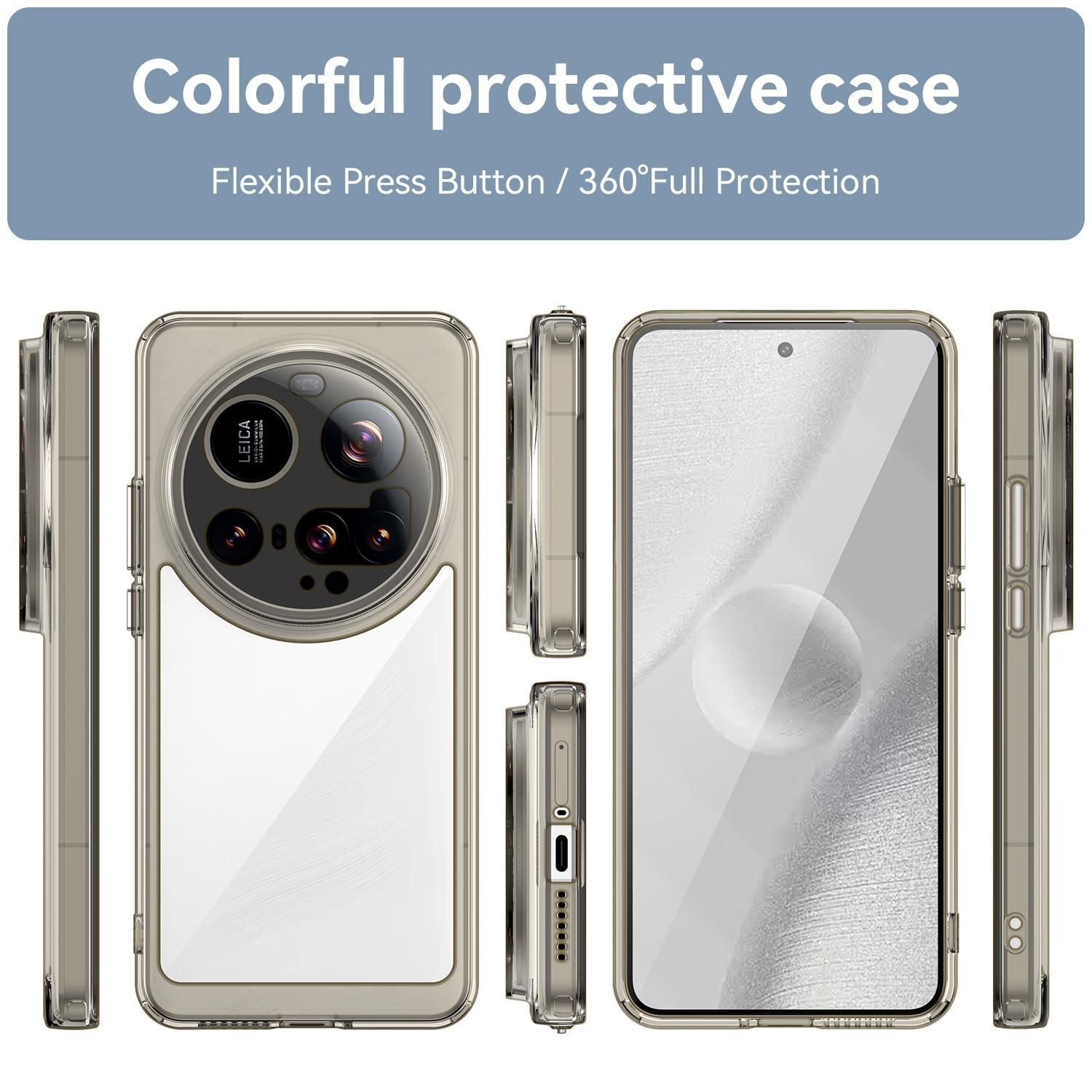 Acrylic + TPU Phone Case For Xiaomi 15 Ultra
