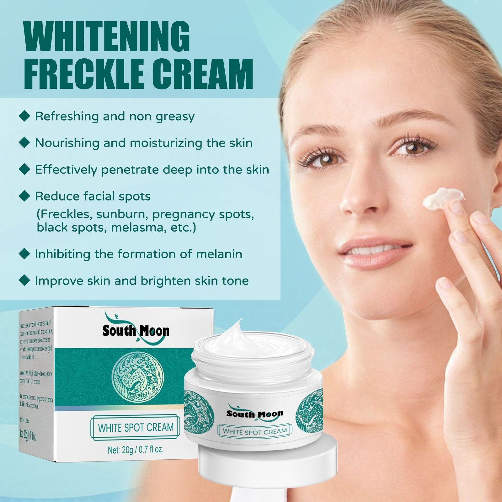 Brighten Skin and Fade Spots, Hydrating Face Cream for Radiant, Clear Skin ,20g