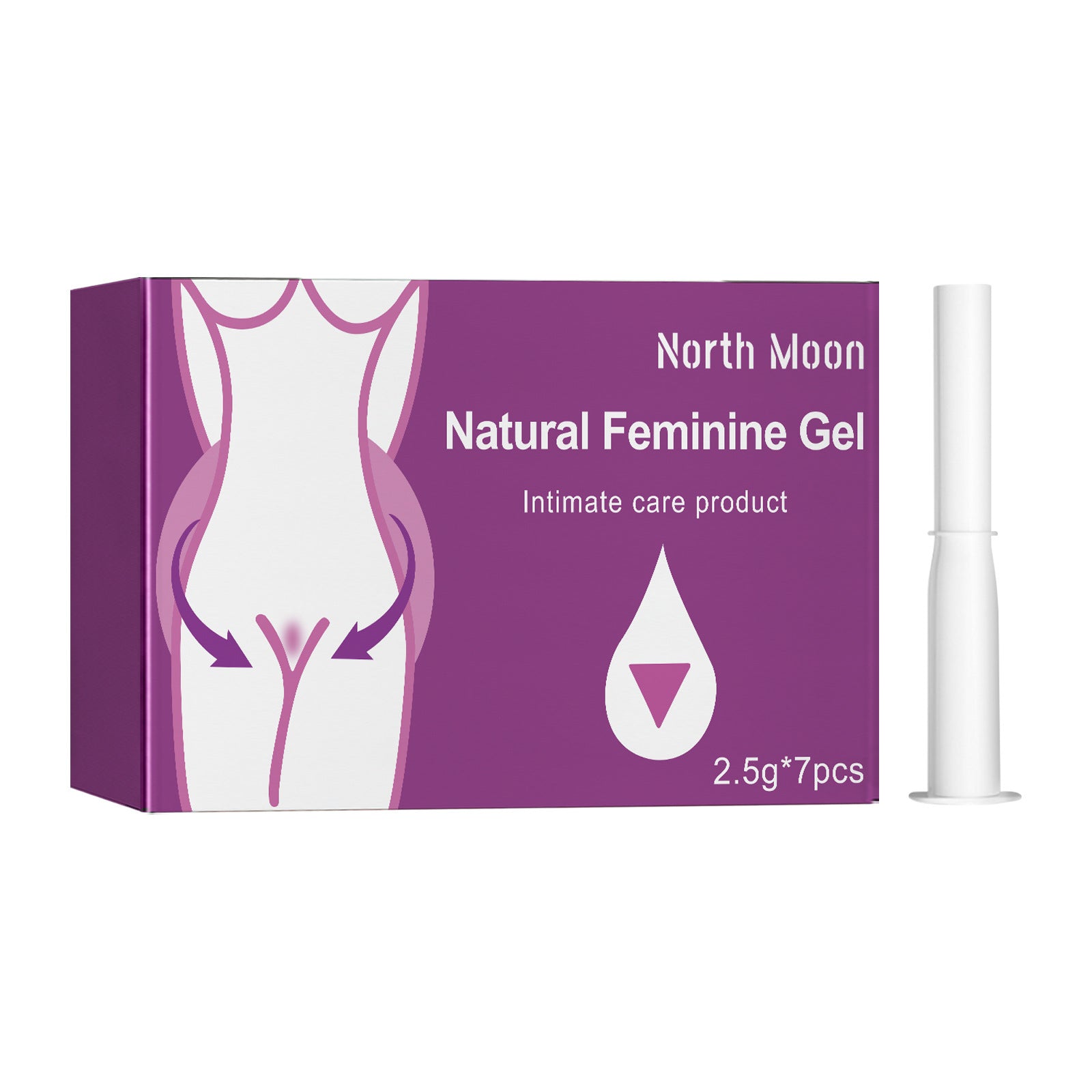 Body Care Gel, Moisturizes, Cleanses, Tones, and Detoxifies for Feminine Wellness ,2.5g*7pcs