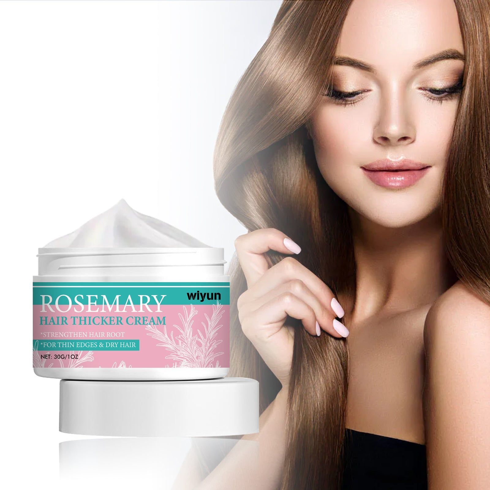 Boost Hair Growth with Rosemary Hair Care Cream, Nourishing, Repairing, Smoothing ,30g