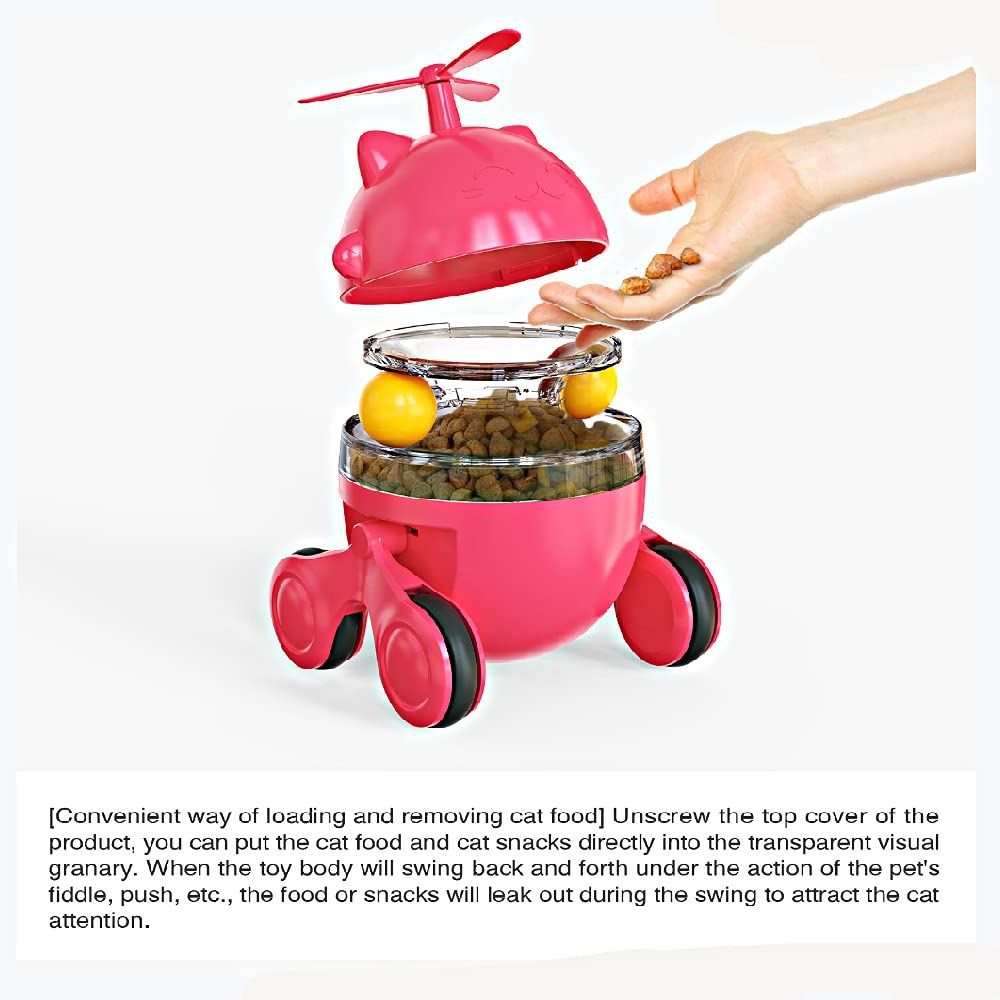 Pet Toy Tumbler Cat Turntable Leaking Food Ball Training