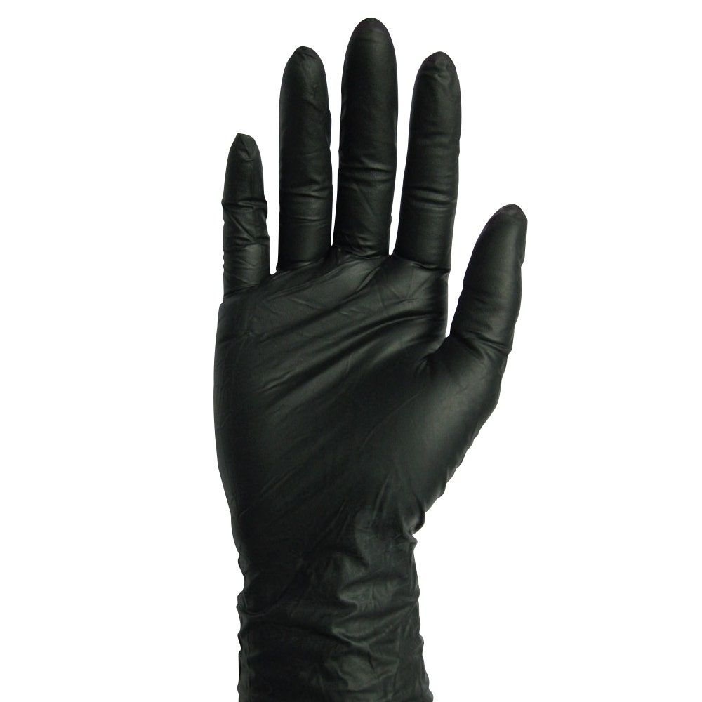Diva Black Latex Gloves, 100pcs