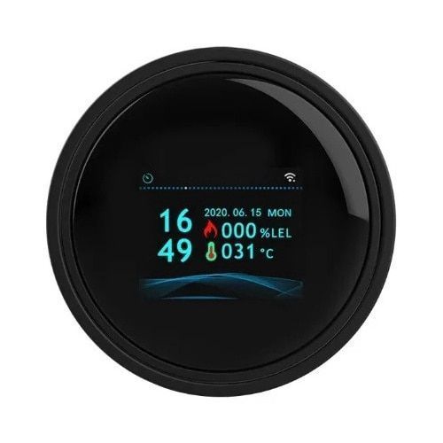Wifi Natural Gas Sensor LCD display Smart Alarm Gas Leakage Detector for Home