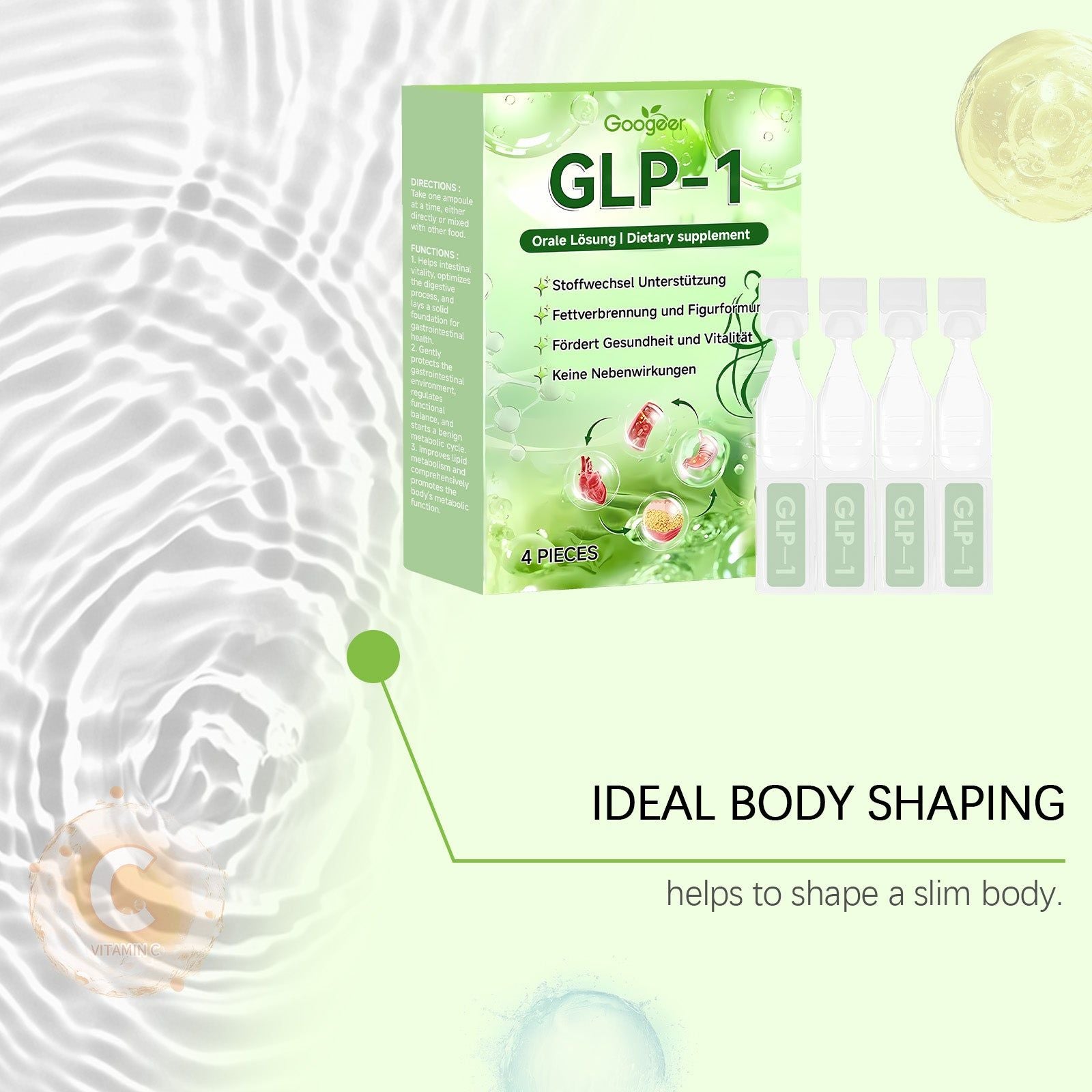 Body Care Supplement, Boost Metabolism, Shape Your Ideal Curve, Natural Chinese Medicine Formula ,4 pieces