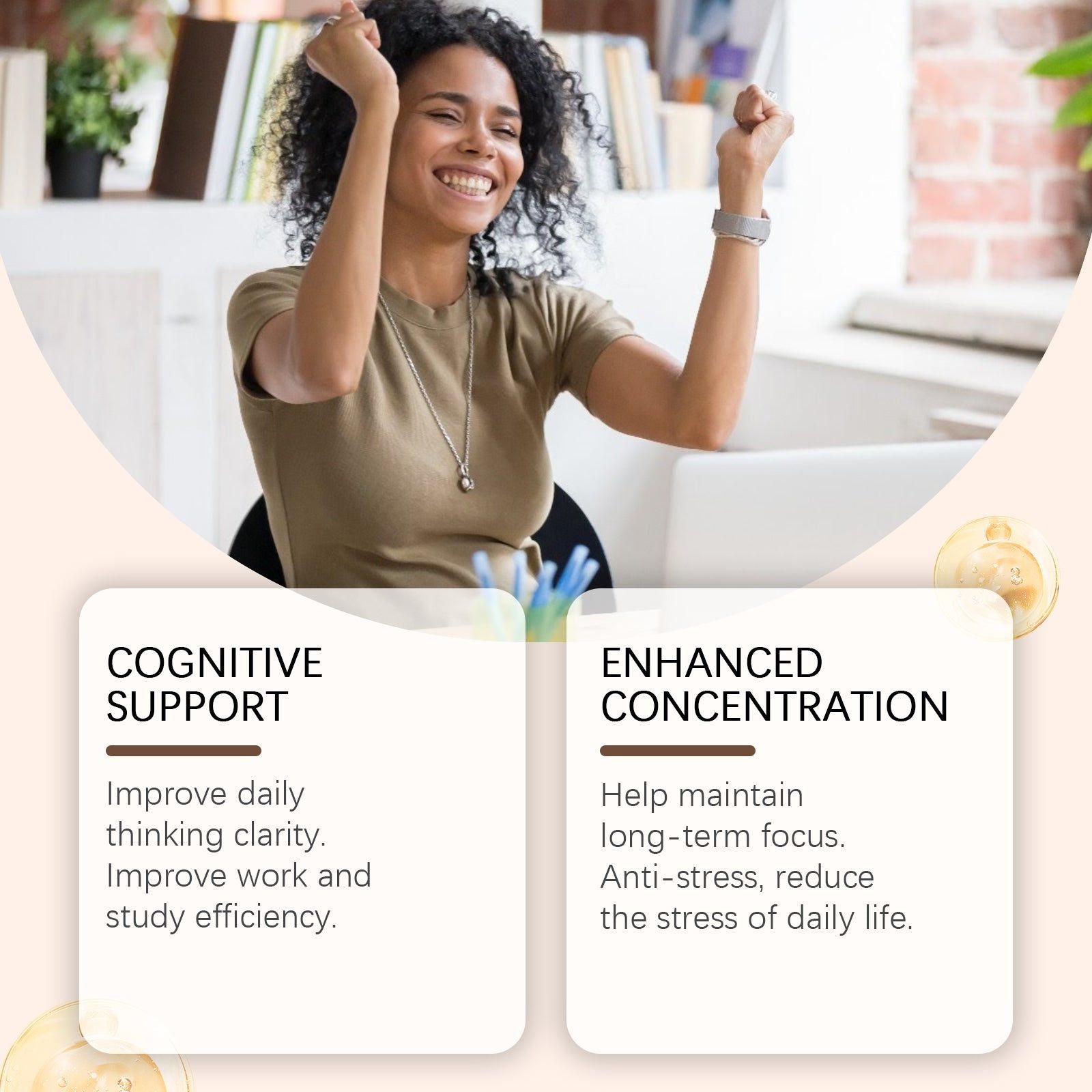Boost Your Body Care Daily, Brain-Boosting Supplement Drops for Vitality ,60ml