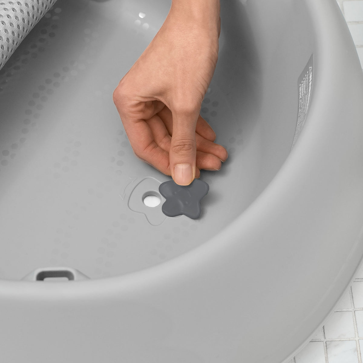 Skip Hop Moby Smart Sling 3-Stage Baby Bath Tub – Grey