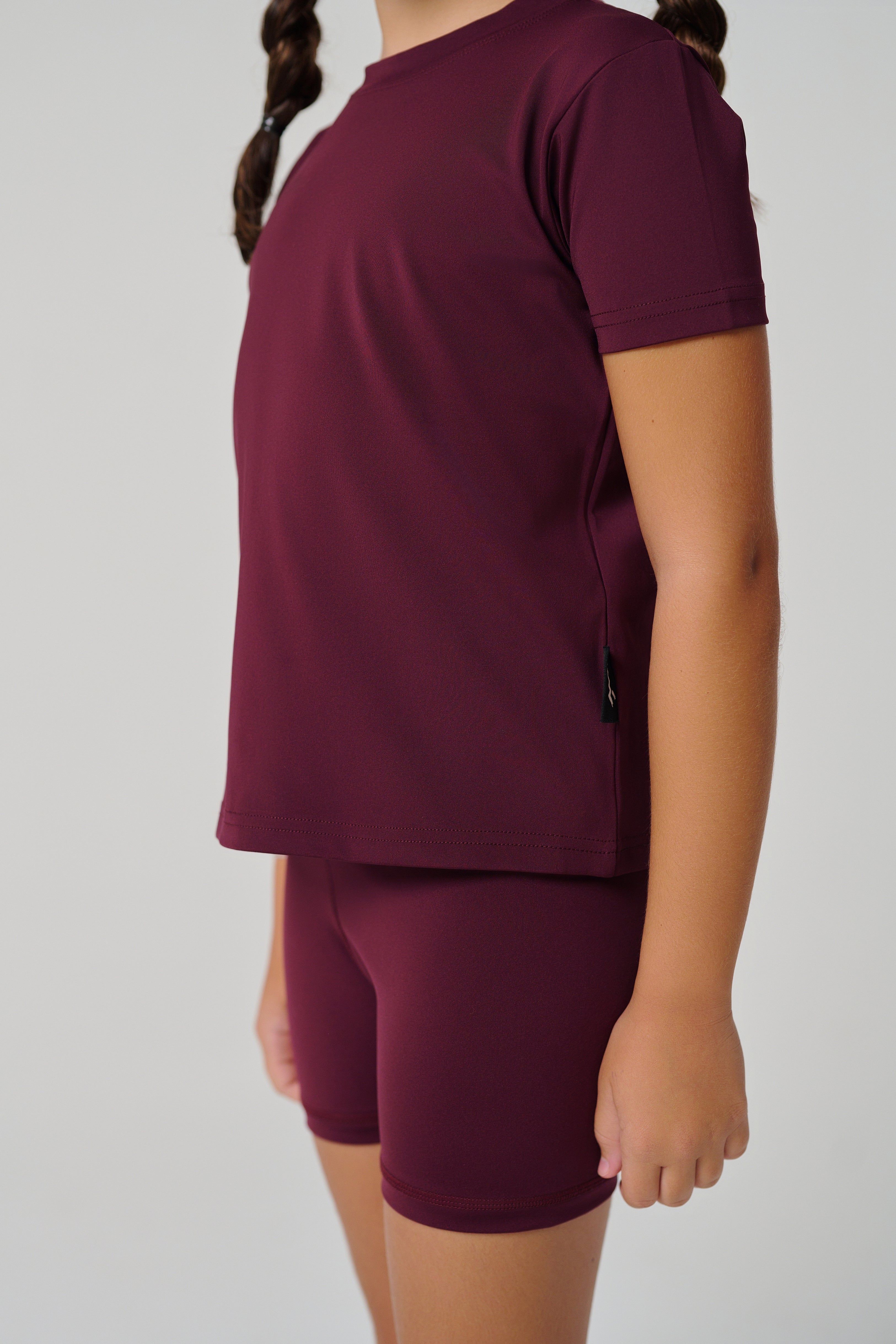 Regular Fit Kids Tights - Maroon