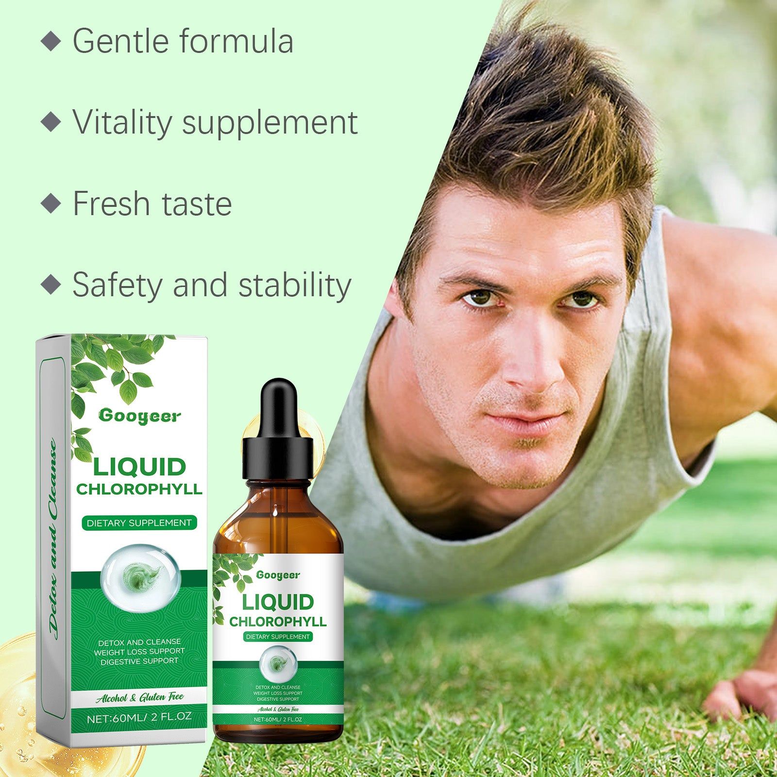Body Care Supplement, Boost Energy, Support Immunity, Natural Herbal Formula ,60ml
