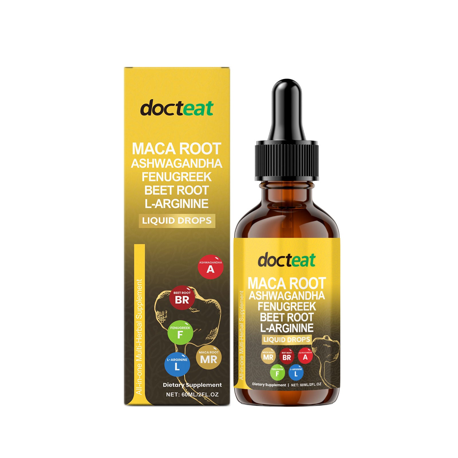 Boost Your Body Care, Daily Energy & Muscle Endurance with Drops ,60ml