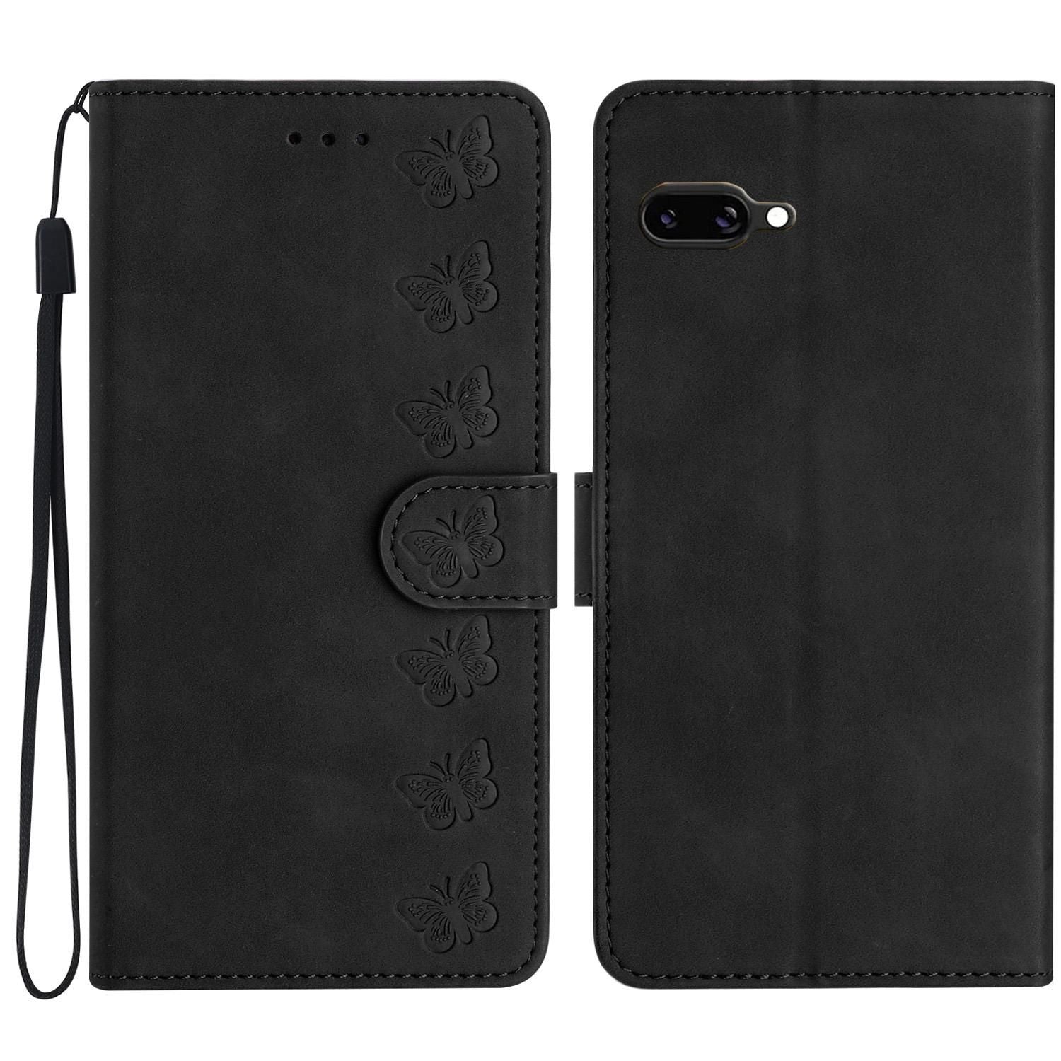 Seven Butterflies Embossed PU Case For Google Pixel 9a