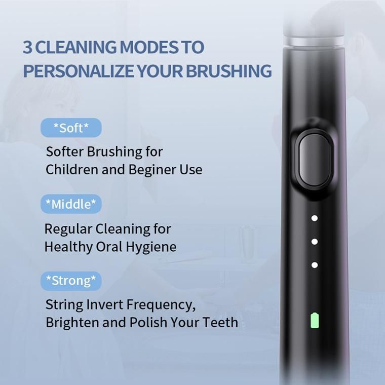 M200 IPX7 Waterproof Smart Timing Electric Toothbrush