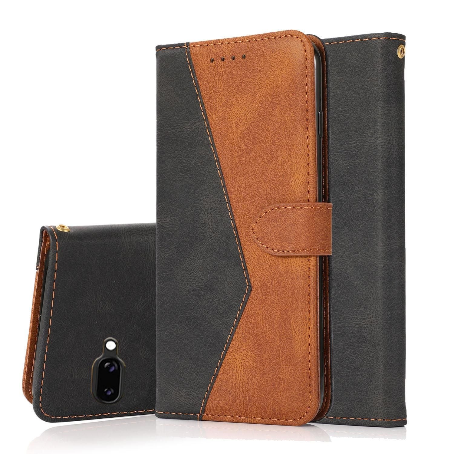 Dual-color Leather Case For Google Pixel 9a