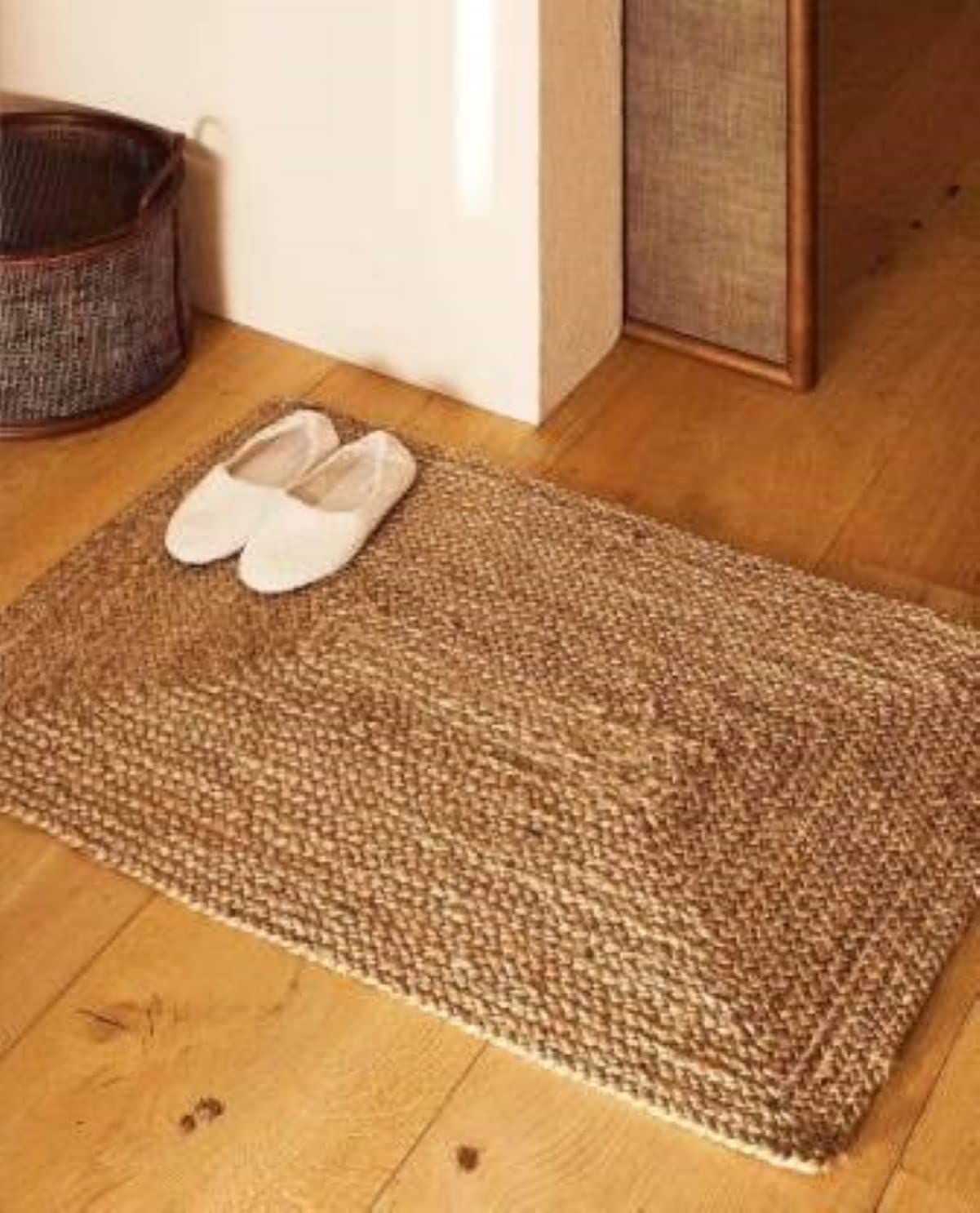 AIESY® Handwoven Jute Reversible Doormat Beautiful Doo rmats