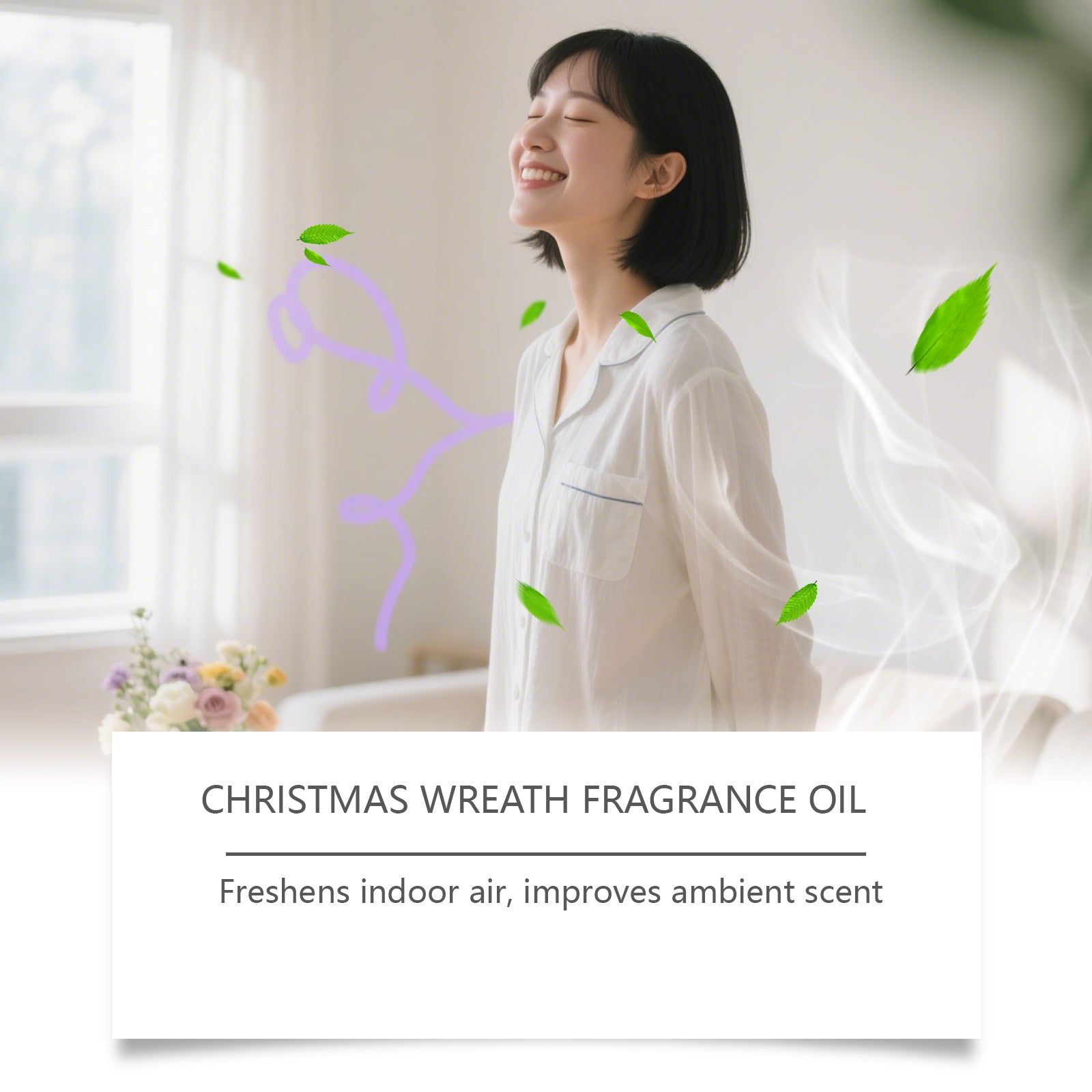 Christmas Essential Oil, Fresh Air, Cozy Home Aroma, DIY Scented Candles ,120ml