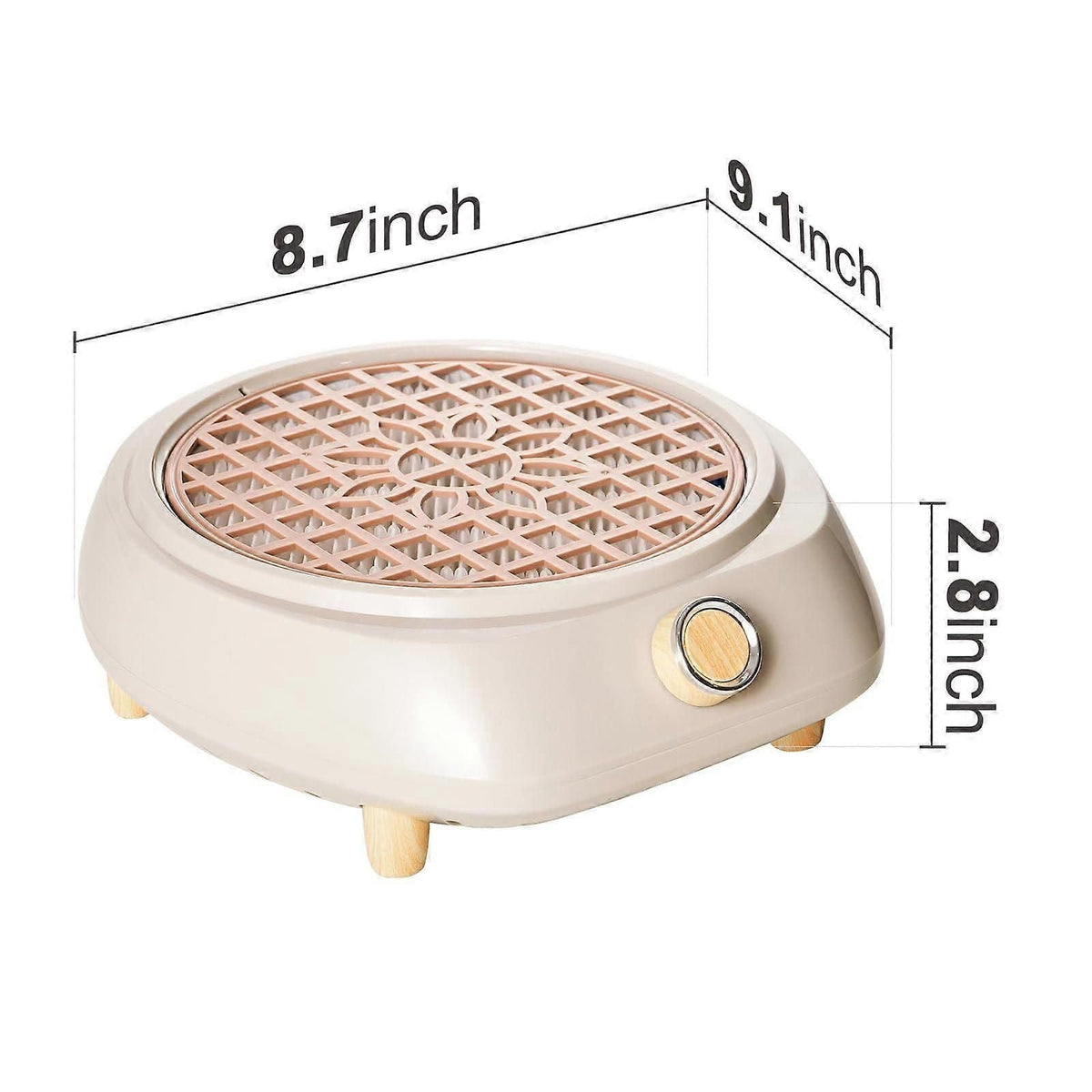 Nail Dust Collector Professional Nail Art Vacuum Extractor for Acrylic Nails