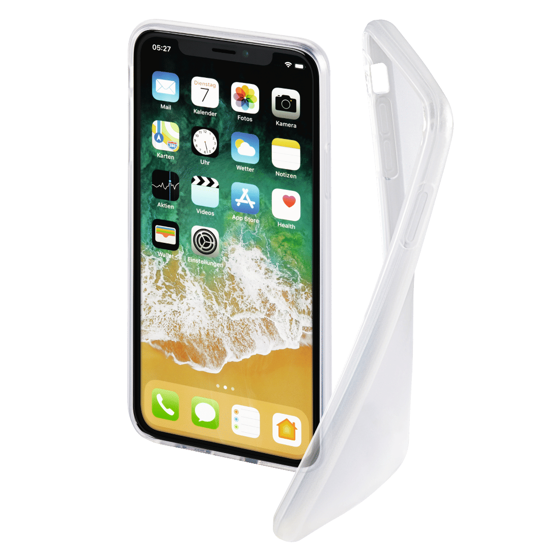 HAMA 181386 "Crystal Clear" Cover for Apple iPhone X, transparent