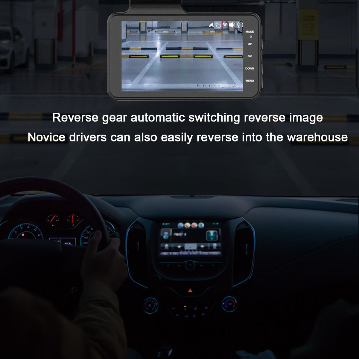Car Dash Cam 4 Inch Hd Car DVR Vehicle Camera Recorder With Motion Detection