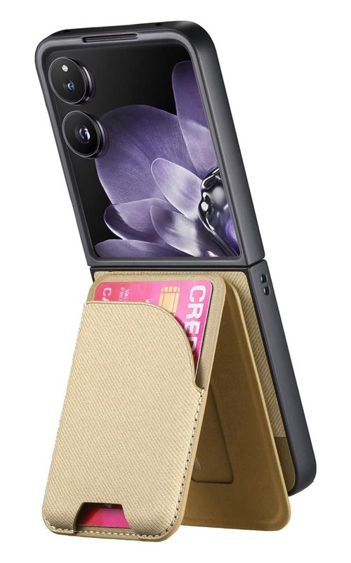 Twill Fabric Leather Skin Phone Case For Xiaomi Mix Flip