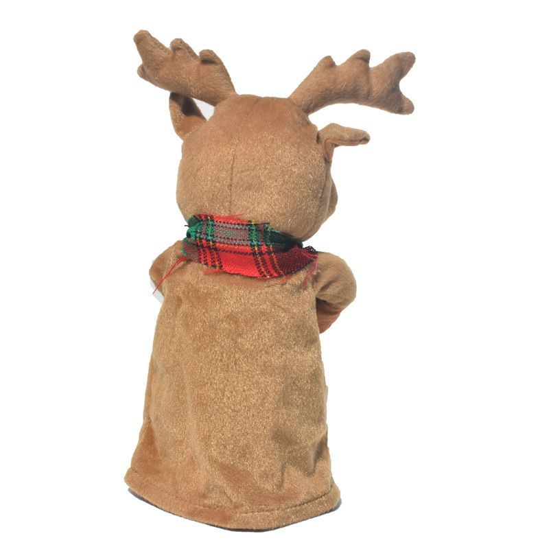 Singing Dancing Reindeer Plush Toy Christmas Party Ornament Stuffed Animal