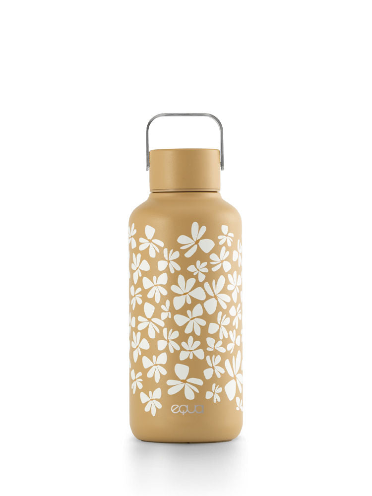 Equa Lightweight Fleurs Water Bottle, 600ml