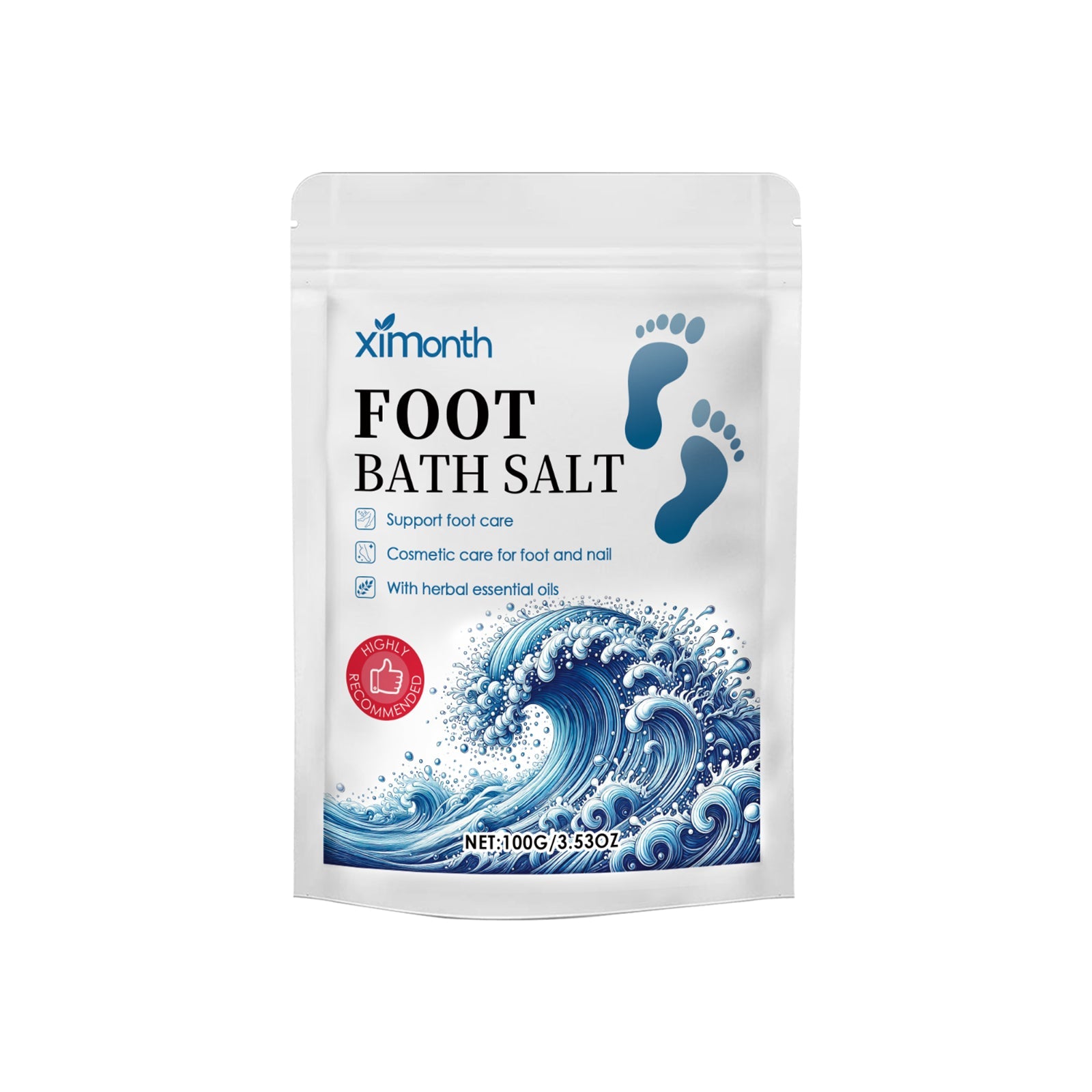 Body Care Foot Bath Salts, Moisturize, Firm, Detox, Relax, Spa Treatment ,100g