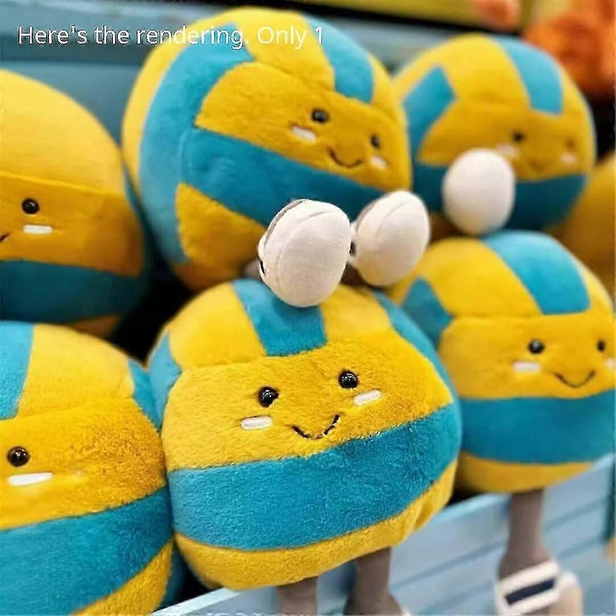 Cute Volleyball Pillow, Doll,soft Sports Pillow, Fun Plush Volleyball, Gift, Decoration