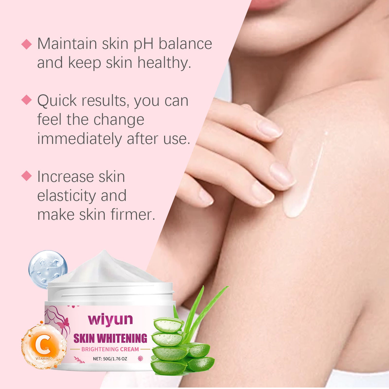 Brightening Facial Care Cream for Radiant, Moisturized, and Youthful Skin ,50g
